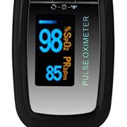 AccuMed-CMS-50D1-Pulse-Oximeter-Finger-Pulse-Blood-Oxygen-SpO2-Monitor-w-Carrying-case-Landyard-Battery-FDA-CE-Approved-Black-0-1