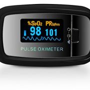 AccuMed-CMS-50D1-Pulse-Oximeter-Finger-Pulse-Blood-Oxygen-SpO2-Monitor-w-Carrying-case-Landyard-Battery-FDA-CE-Approved-Black-0-2