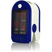 AccuMed-CMS-50DL-Pulse-Oximeter-Finger-Pulse-Blood-Oxygen-SpO2-Monitor-w-Carrying-case-Landyard-Silicon-Case-Battery-Blue-0-0
