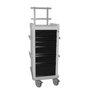 MRI-Cart-with-Anesthesia-Package-Narrow-6-Drawer-20W-x-25D-x-4575H-685H-with-back-rail-system-0-1