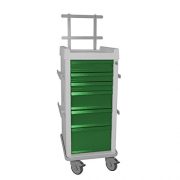 MRI-Cart-with-Anesthesia-Package-Narrow-6-Drawer-20W-x-25D-x-4575H-685H-with-back-rail-system-0-11