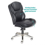 Serta-Back-in-Motion-Health-Wellness-Eco-friendly-Bonded-Leather-Mid-Back-Office-Chair-Smooth-Black-0-1