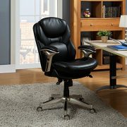 Serta-Back-in-Motion-Health-Wellness-Eco-friendly-Bonded-Leather-Mid-Back-Office-Chair-Smooth-Black-0-6