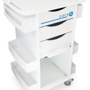 TrippNT-51007-Polyethylene-Core-DX-Multi-Tasking-Deluxe-Locking-Medical-Cart-with-Clear-PETG-Door-150-lbs-capacity-23-Width-x-35-Height-x-19-Depth-6-Shelves-0-0