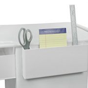 TrippNT-51007-Polyethylene-Core-DX-Multi-Tasking-Deluxe-Locking-Medical-Cart-with-Clear-PETG-Door-150-lbs-capacity-23-Width-x-35-Height-x-19-Depth-6-Shelves-0-3