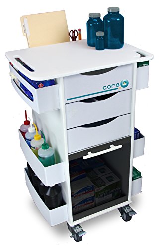 TrippNT-51007SMOKE-PolyethyleneABS-Locking-Core-DX-Multi-Tasking-Medical-Cart-with-Smoke-PETG-Sliding-Door-23-Width-x-35-Height-x-19-Depth-White-0 TrippNT-51007SMOKE-PolyethyleneABS-Locking-Core-DX-Multi-Tasking-Medical-Cart-with-Smoke-PETG-Sliding-Door-23-Width-x-35-Height-x-19-Depth-White-0