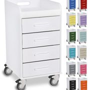 TrippNT-51088-Polyethylene-Compact-Locking-Cart-14-Width-x-27-Height-x-19-Depth-4-Drawers-Silver-Metallic-0-0