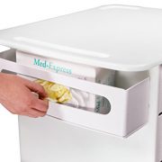 TrippNT-51352-PolyethyleneABS-Locking-Core-DX-Multi-Tasking-Medical-Cart-with-Clear-PETG-Hinged-Door-23-Width-x-35-Height-x-19-Depth-White-0-2